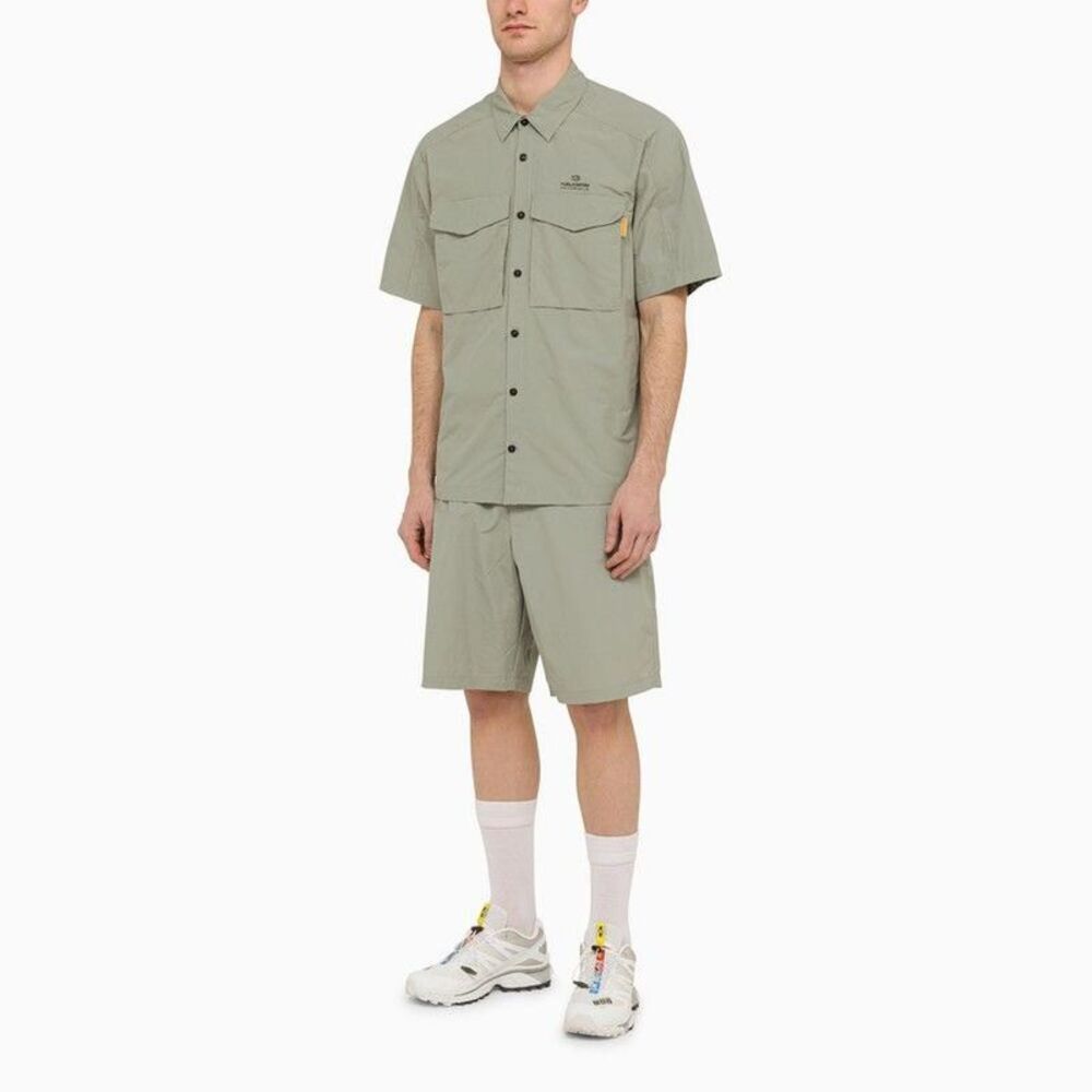 PARAJUMPERS Short Sleeve Utility Shirt Men GREEN Shirts